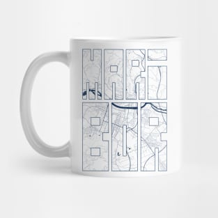 Maribor, Slovenia City Map Typography - Coastal Mug